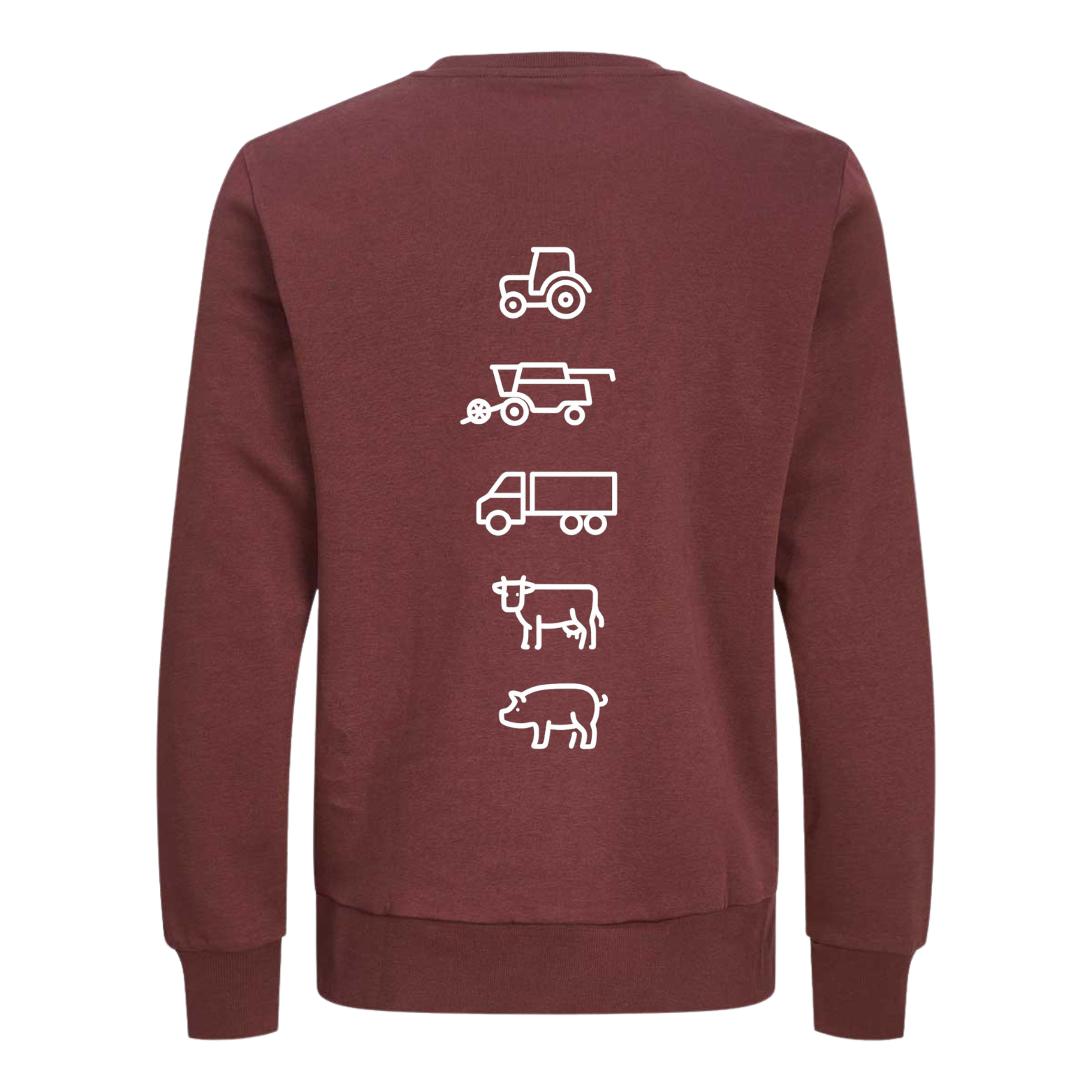 Agri Crew Sweatshirt "Herzschlag" mit Symbolen