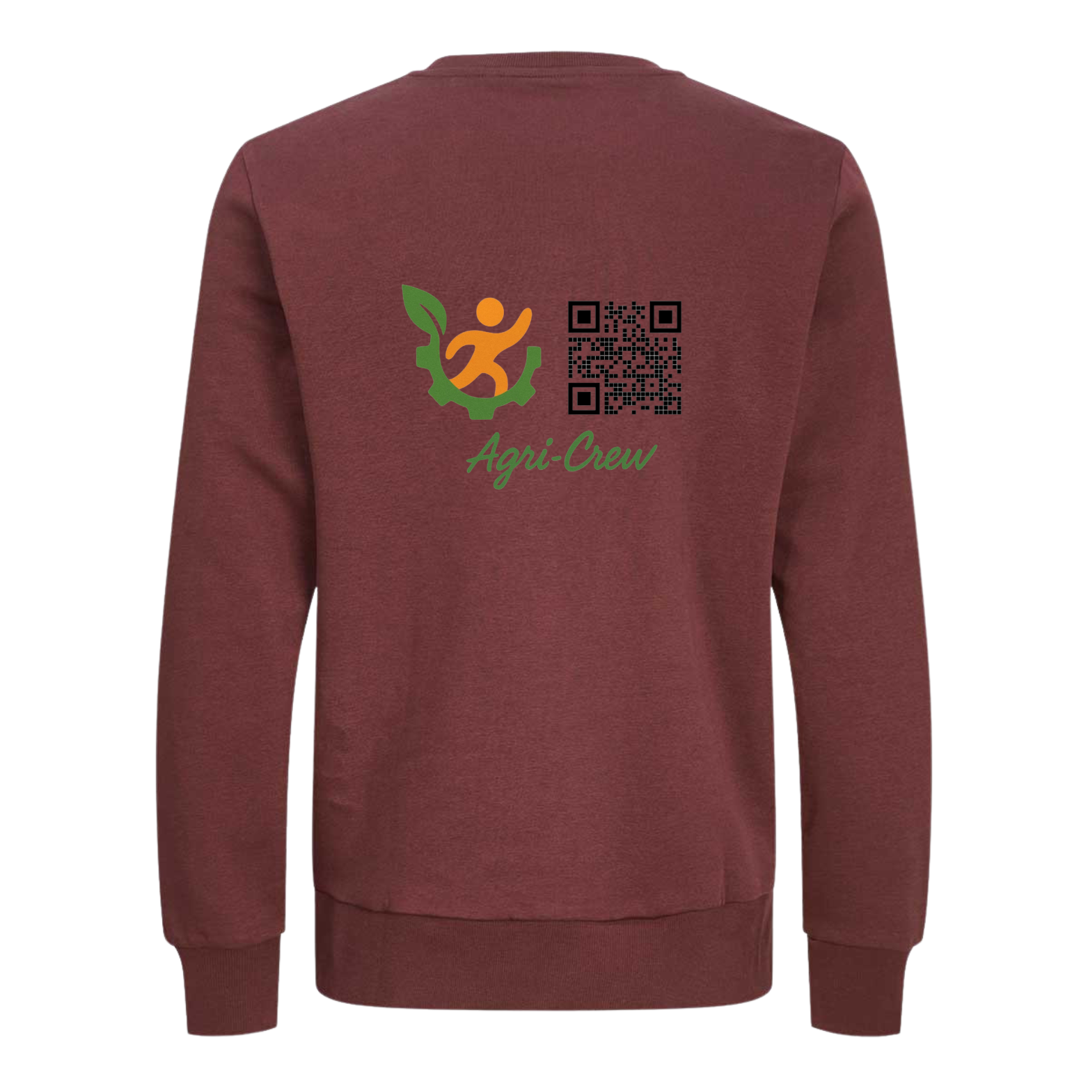 Agri Crew Sweatshirt "Original" mit Backprint QR+Logo