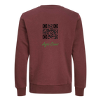 Agri Crew Sweatshirt "Herzschlag" mit Backprint QR+Text