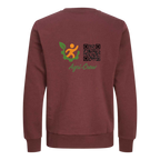 Agri Crew Sweatshirt "Herzschlag" mit Backprint QR+Logo