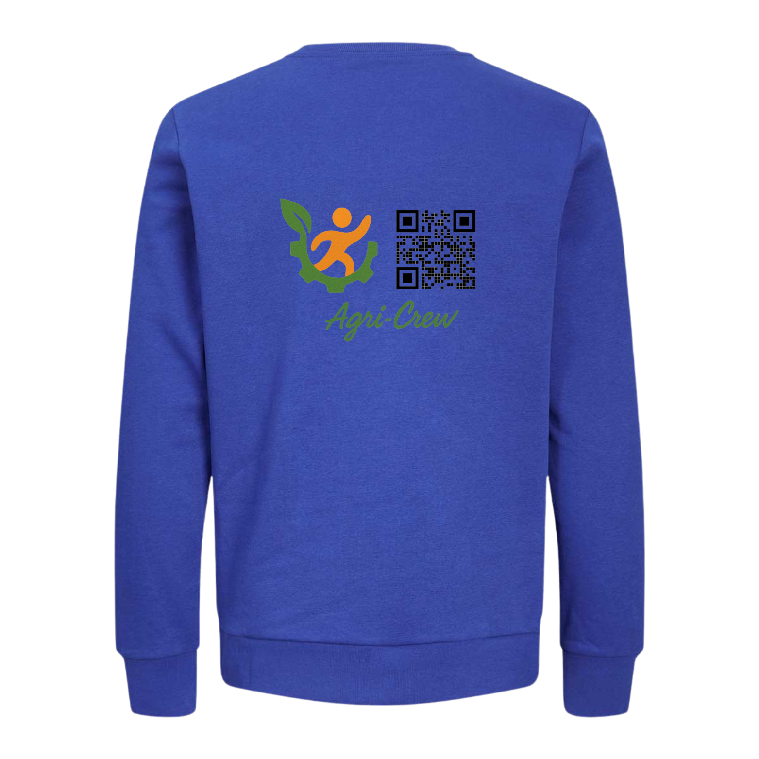 Agri Crew Sweatshirt "Original" mit Backprint QR+Logo
