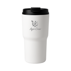 Agri Crew Thermobecher 550 ml – Dein Begleiter für Hof, Traktor & Alltag – mit Lasergravur Logo – in Schwarz, Weiß, Blau & Gelb