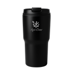 Agri Crew Thermobecher 550 ml – Dein Begleiter für Hof, Traktor & Alltag – mit Lasergravur Logo – in Schwarz, Weiß, Blau & Gelb