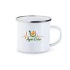 Agri Crew Emaille Tasse "Herzschlag"