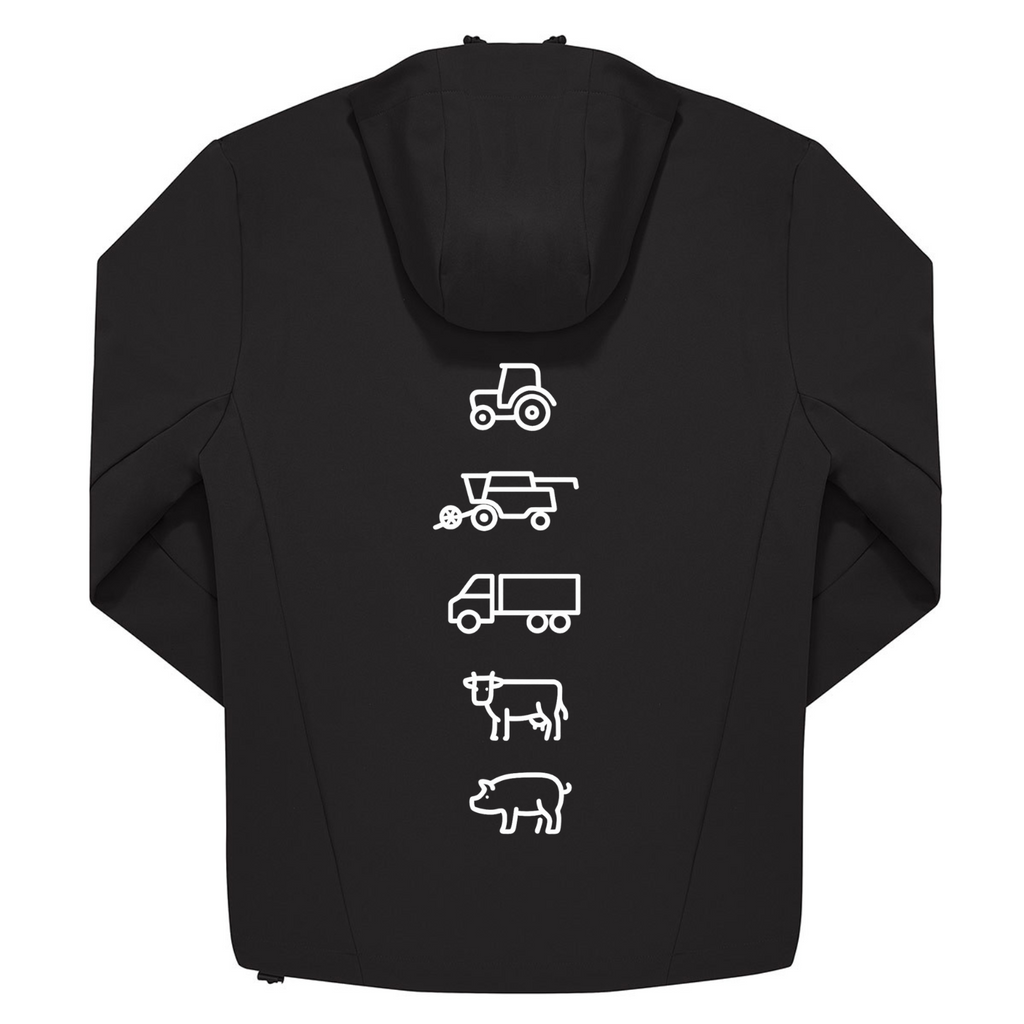 Agri-Crew Softshell Jacke Symbole